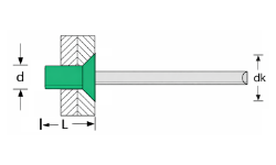 open type rivet