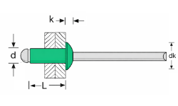 open type rivet