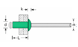 open type rivet