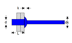 open type rivet