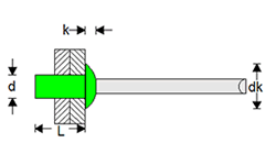 open type rivet