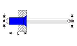 stainless steel countersunk head