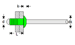 open type rivet