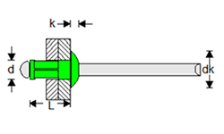 open type rivet